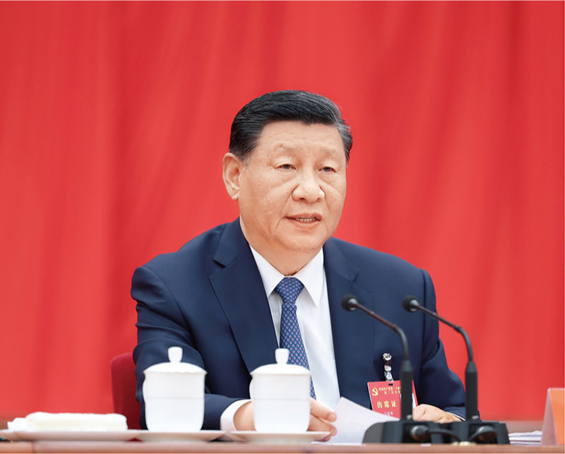 　　中國共產(chǎn)黨第二十屆中央委員會第三次全體會議，于2024年7月15日至18日在北京舉行。中央委員會總書記習(xí)近平作重要講話。 新華社記者 鞠鵬/攝