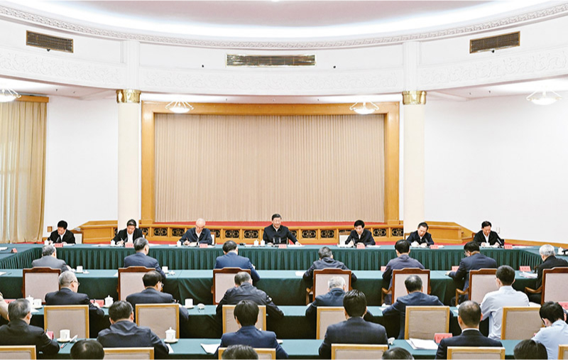 　2024年5月23日下午，中共中央總書記、國家主席、中央軍委主席習(xí)近平在山東省濟南市主持召開企業(yè)和專家座談會并發(fā)表重要講話。 新華社記者 謝環(huán)馳/攝